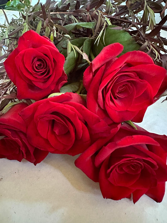 Valentine's Day Red Rose Bouquet for Delivery on the Sunshine Coast