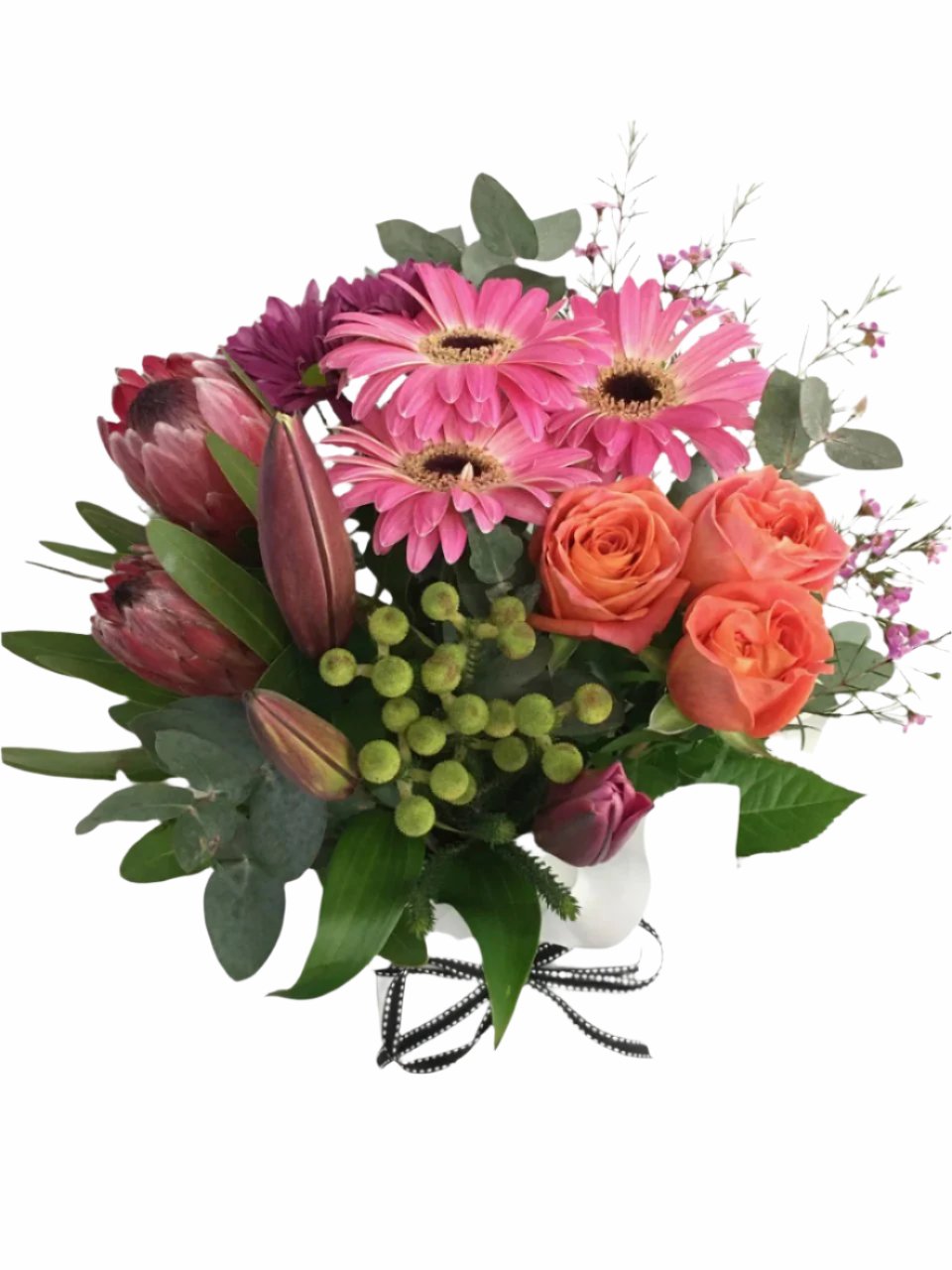 Box of Bright flowers for on the Sunshine Coast