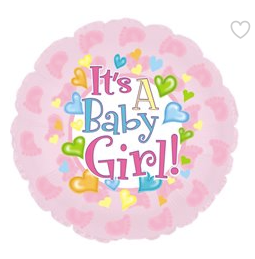 Its a girl Balloon 